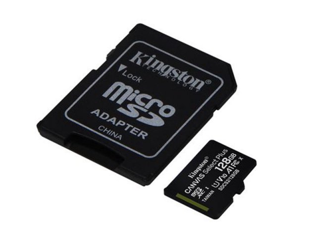 USB memorije i Memorijske kartice - KINGSTON MICRO SD 128GB SD ADAPTER SDC2/128GB - Avalon ltd
