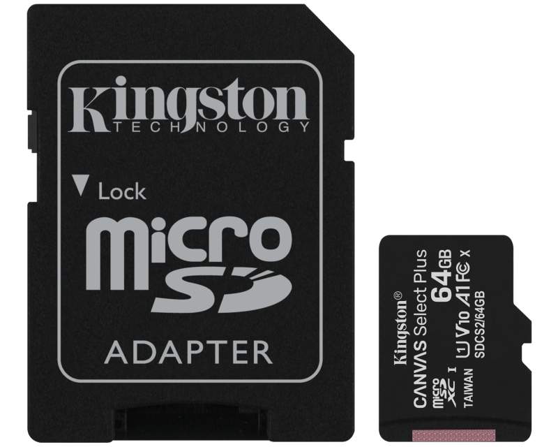 USB memorije i Memorijske kartice - Memorijska kartica A1 MicroSDXC 64GB 100R class 10 SDCS2/64GB + adapter - Avalon ltd