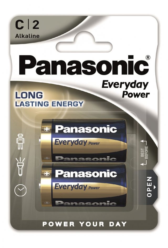 Baterije, UPS i oprema - PANASONIC LR14EPS ALKALNE BATERIJE EVERYDAY POWER/ 1 KOM - Avalon ltd