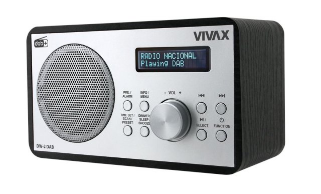 Radio, CD DVD player, Budilnici - VIVAX VOX RADIO DW-2 DAB BLACK - Avalon ltd