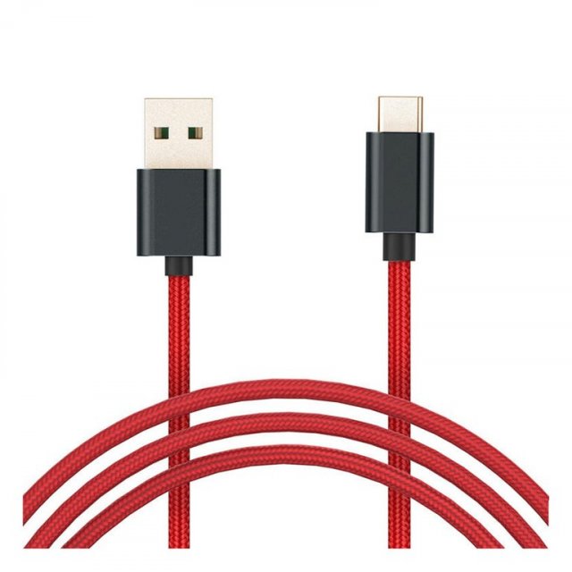 Kablovi, adapteri i punjači - XIAOMI MI TYPE-C BRAIDED CABLE (1m) RED - Avalon ltd