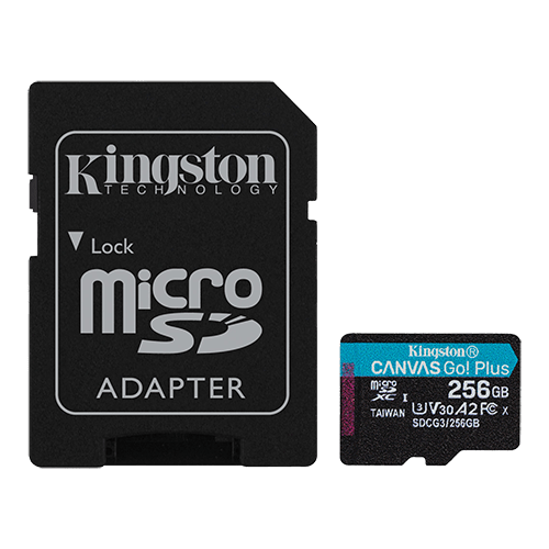 USB memorije i Memorijske kartice - KINGSTON SDXC 256GM CANVAS GO PLUS +SD ADAPTER - Avalon ltd
