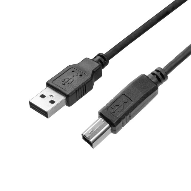 Kablovi, adapteri i punjači - CC USB AM 2.0 USB BM 2M C-AB3200 CRNI MS - Avalon ltd