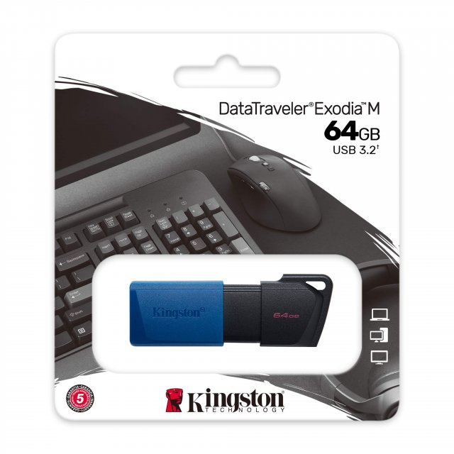USB memorije i Memorijske kartice - FLASH DRIVE 64BG DATA TRAVELER EXPODIA M 3.2 - Avalon ltd