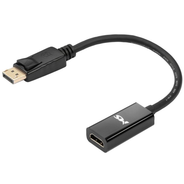 Kablovi, adapteri i punjači - MS CC Display port -> HDMI F adapter, 20cm, 4K/30Hz, crni - Avalon ltd