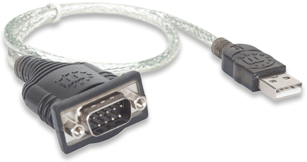 Kablovi, adapteri i punjači - MANHATTAN KABL CONVERTER ISB TO SERIAL RS232- D89 0.3M - Avalon ltd
