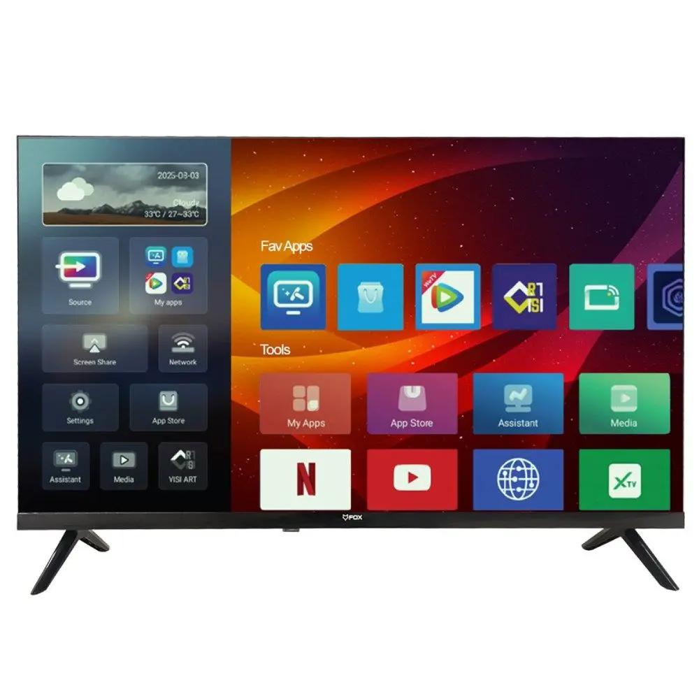 Televizori i oprema - FOX SMART LED TV 32AOS470E HD READY Android Open Source 14.0, Dizajn FRAMELESS, Tuner ATV DTV-T/T2/C/S2 - Avalon ltd