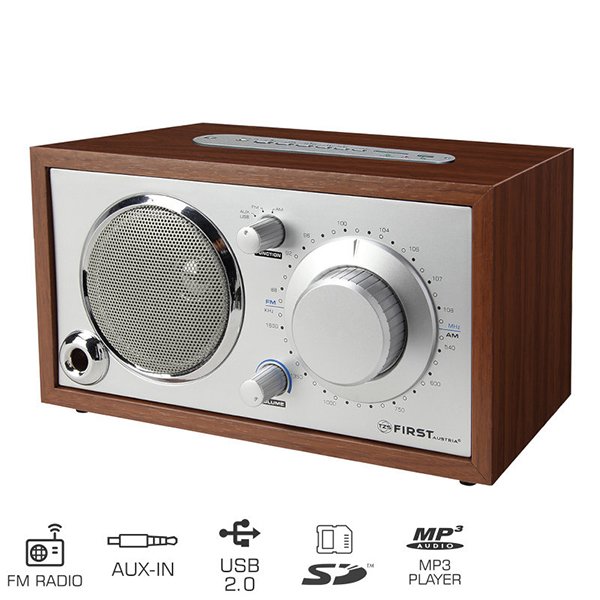 Radio, CD DVD player, Budilnici - FIRST FA-1907-2 RETRO RADIO - Avalon ltd