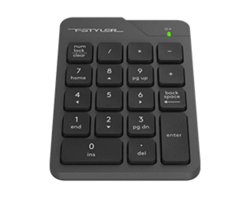 Računarske periferije i oprema - A4 TECH FGK21C FSTYLER 2.4G Wireless Numeric Keypad USB Type-C siva tastatura - Avalon ltd