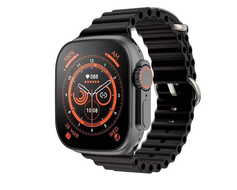 Pametni satovi i oprema - Remax H8 Ultra pametni sat crni - Avalon ltd