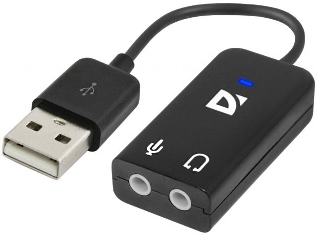 Računarske komponente - Defender EXTERNAL USB SOUND CARD, USB-2X3.5MM - Avalon ltd