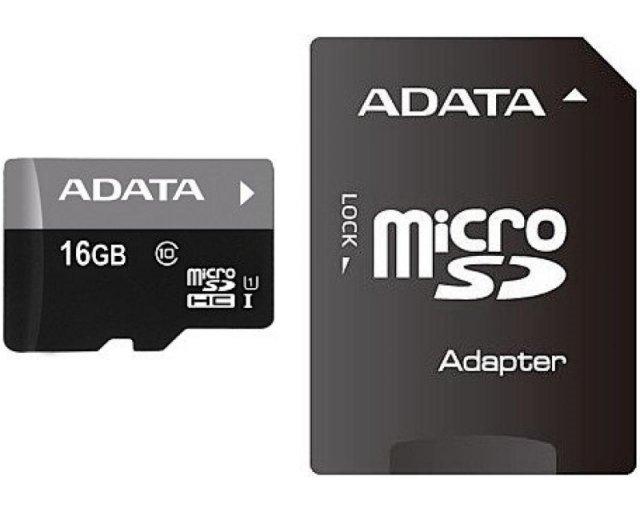 USB memorije i Memorijske kartice - ADATA UHS-I MICROSDHC 16GB CLASS 10 + ADAPTER - Avalon ltd