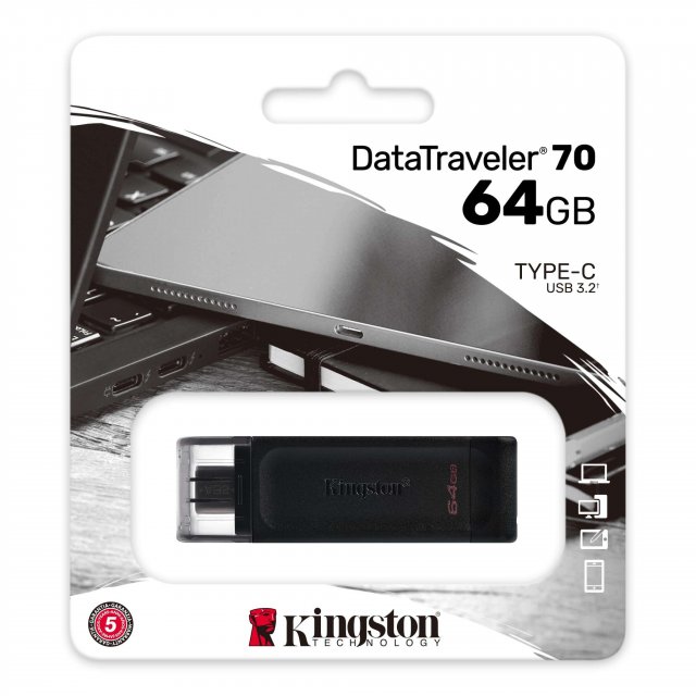 USB memorije i Memorijske kartice - KINGSTON 64GB DT USB-C FLASH DRIVE USB 3.2 GEN 1 - Avalon ltd