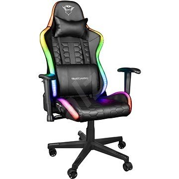 Gaming konzole i oprema - Trust GXT 716 Rizza RGB LED Illuminated Gaming Chair, Max. weight 150 kg - Avalon ltd