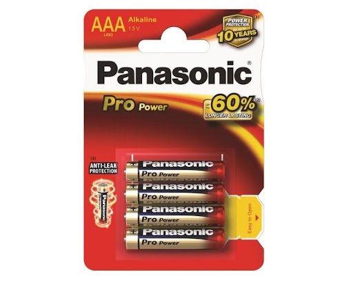 Baterije, UPS i oprema - PANASONIC BATERIJE LR03PPG ALKALNE PRO / 1 KOMAD  - Avalon ltd