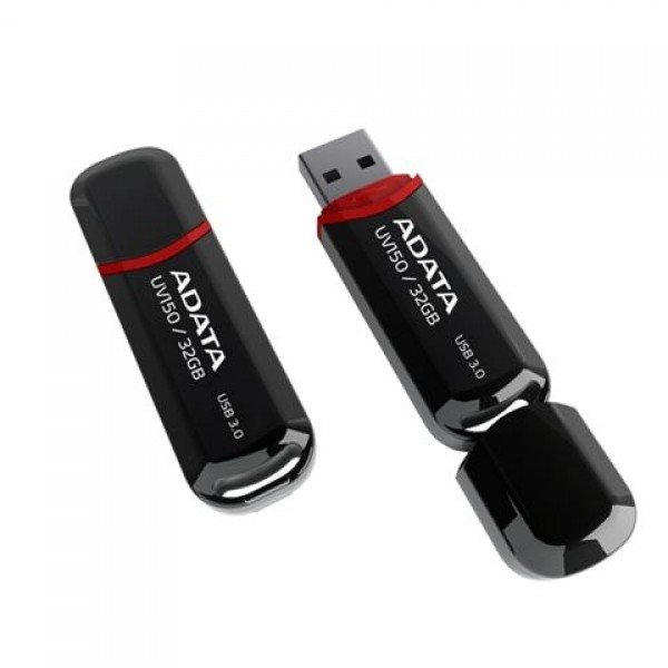 USB memorije i Memorijske kartice - ADATA USB FD 32 GB ADATA AUV150-32G-RBK CRNI - Avalon ltd