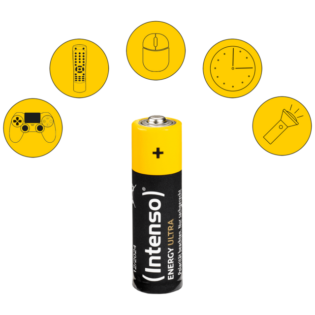 Baterije, UPS i oprema - INTENSO ALKALNA BATERIJA AAA LR3/1komad - Avalon ltd
