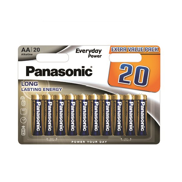 Baterije, UPS i oprema - PANASONIC BATERIJE  LR6EPS/20BW+SZB ROZI - Avalon ltd