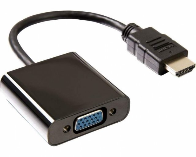 Kablovi, adapteri i punjači - E-GREEN ADAPTER - KONVERTOR HDMI (M) - VGA D-SUB (F)  - Avalon ltd
