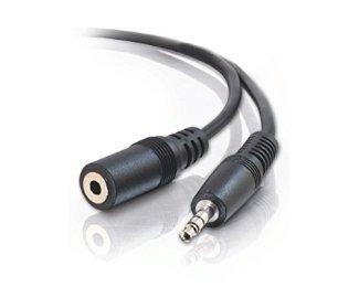 Kablovi, adapteri i punjači - E-GREEN Kabl audio 3.5mm - 3.5mm M/F (produžni) 3m crni - Avalon ltd