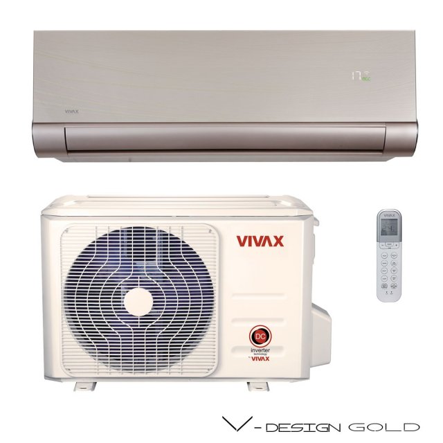 Hladjenje, Grijanje i Prečišćivači vazduha - VIVAX COOL, klima ACP-12CH35AEVI zlatna- inv., 3.81 - Avalon ltd