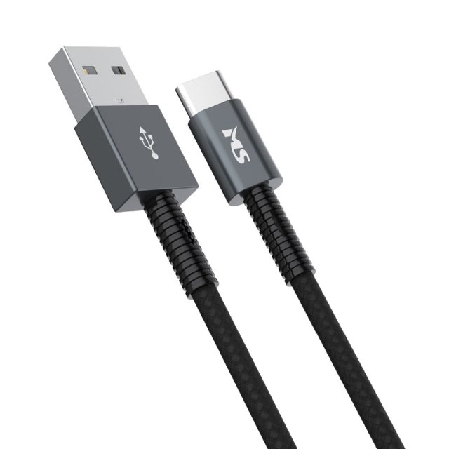Kablovi, adapteri i punjači - CC CABLE USB-A 2.0 -> USB-C 1 M CRNI - Avalon ltd