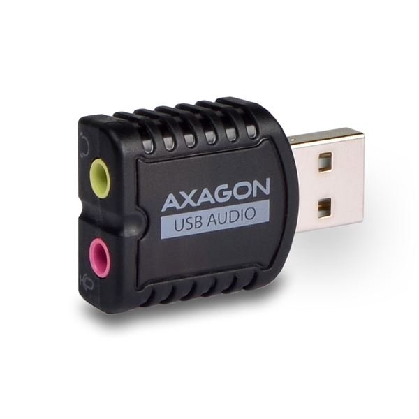 Kablovi, adapteri i punjači - AXAGON AUD ADA-10 USB 2.0- STEREO AUDIO MINI ADAPTER - Avalon ltd
