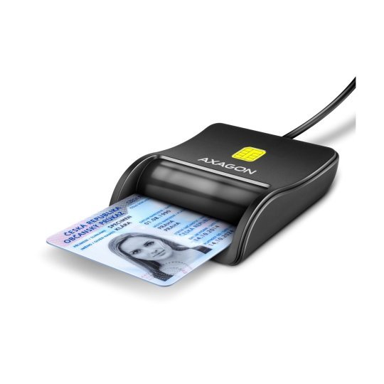 USB memorije i Memorijske kartice - AXAGON MEM CR USB 2.0 CRE-SM3N SMART CARD FLATREADER - Avalon ltd