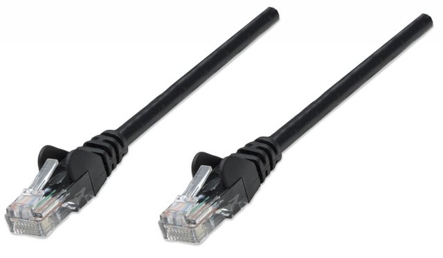 Kablovi, adapteri i punjači - INTELLINET PATCH CAT6 CAMPATIBLE U/UTP 15m CRNI - Avalon ltd