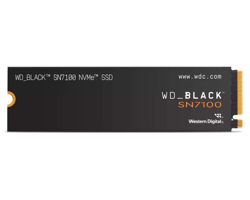 Računarske komponente - WD 1TB M.2 NVMe SSD Gen4 WDS100T4X0E SN7100 Black - Avalon ltd