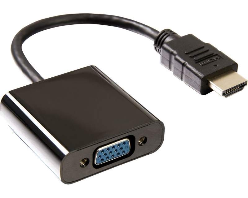 Kablovi, adapteri i punjači - Adapter HDMI (M) - VGA D-sub (F) crni - Avalon ltd