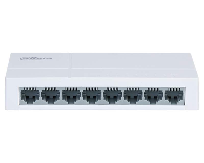 Mrežna oprema, Adapteri, AP i ruteri - DAHUA PFS3008-8ET-L-V2 8-Port Desktop Fast Ethernet Switch - Avalon ltd