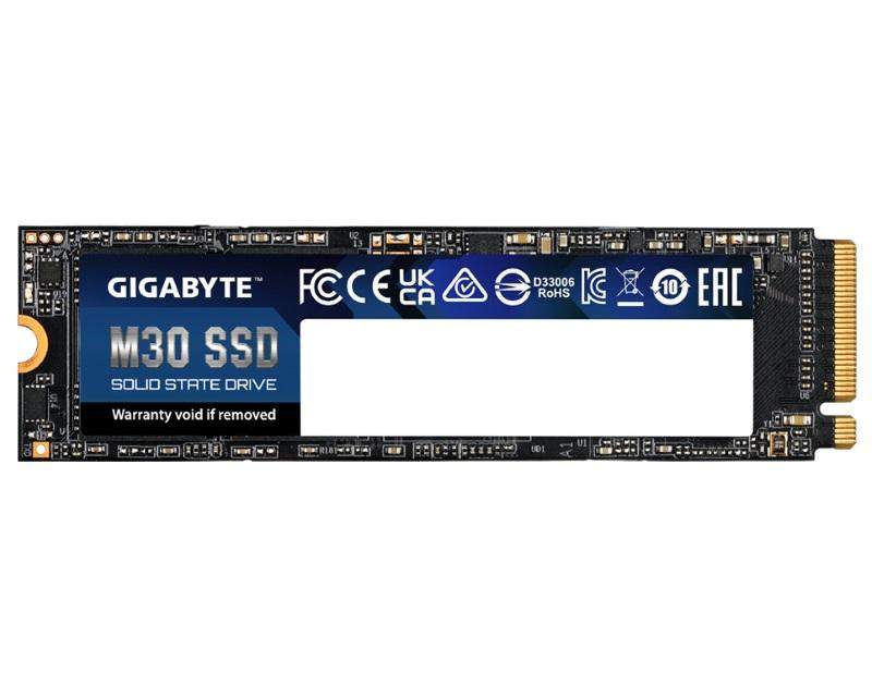 Računarske komponente - GIGABYTE 512GB M.2 PCIe Gen3 x4 NVMe M30 SSD GP-GM30512G-G - Avalon ltd