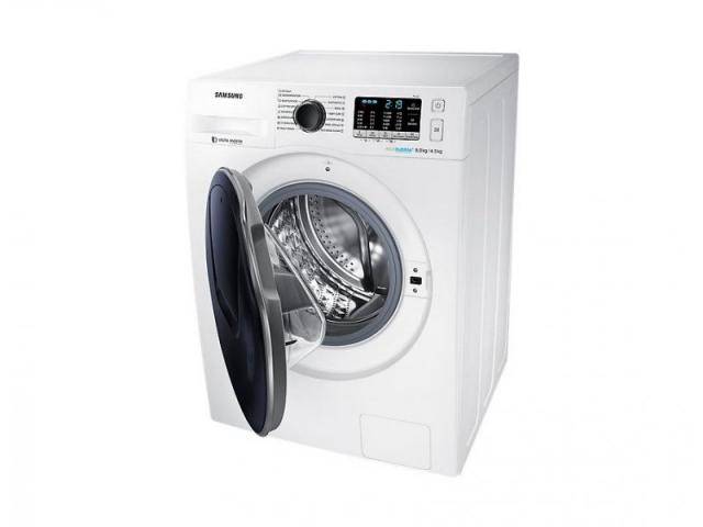 Veliki kućni aparati - Samsung WD80K5A10OW/LE mašina za pranje i sušenje, 8/4.5kg, 1400ob/min, Add Wash, Eco Bubble, 59 min - Avalon ltd