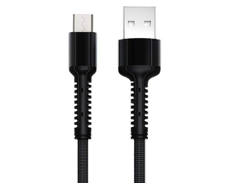Kablovi, adapteri i punjači - LS64 Micro USB Kabl 2.4A 2m crni - Avalon ltd