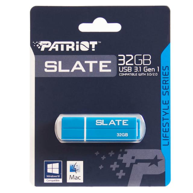 USB memorije i Memorijske kartice - PATRIOT FLASH DRIVE 32GB USB 3.1 SLATE BLACK - Avalon ltd