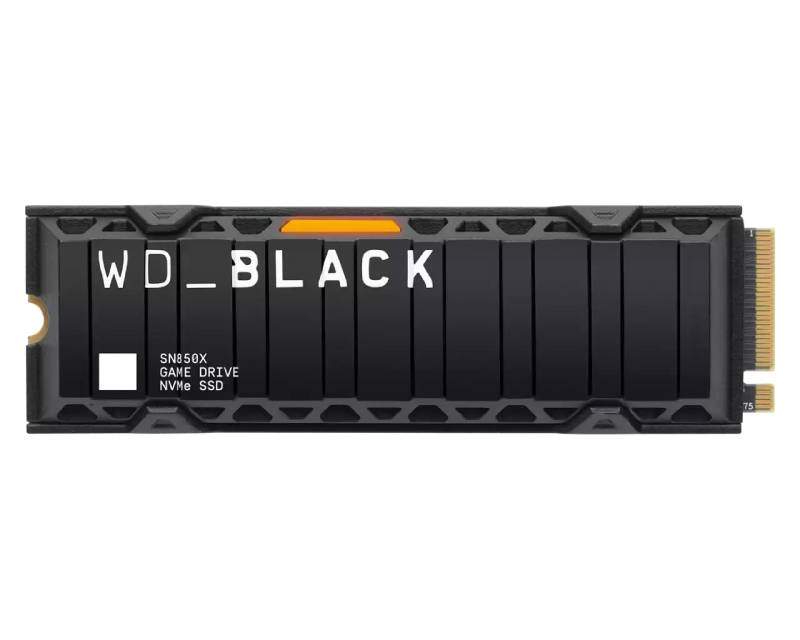 Računarske komponente - WD 1TB M.2 NVMe SSD WDS100T2XHE SN850X Black + Heatsink - Avalon ltd