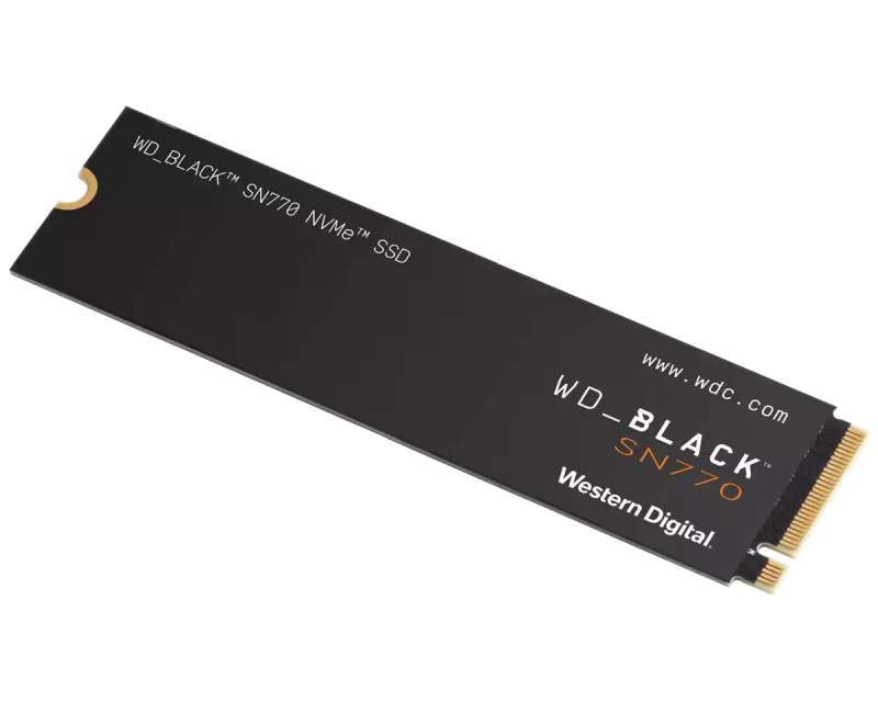 Računarske komponente - WD 2TB M.2 NVMe SSD Gen4 WDS200T3X0E SN770 Black - Avalon ltd