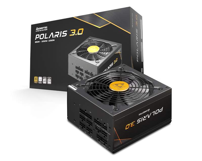 Računarske komponente - CHIEFTEC PPS-1250FC-A3 1250W POLARIS 3.0 80Plus Gold modularno napajanje 5Y - Avalon ltd