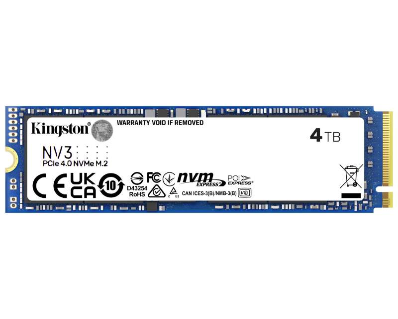 Računarske komponente - KINGSTON 4TB M.2 NVMe SNV3S/4000G series NV3 SSD - Avalon ltd