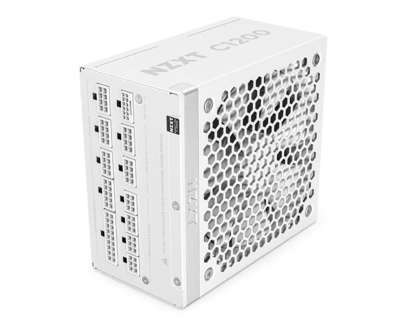Računarske komponente - NZXT C1200 Gold ATX 3.X 1200W (PA-2G2BW-EU) modularno napajanje belo - Avalon ltd