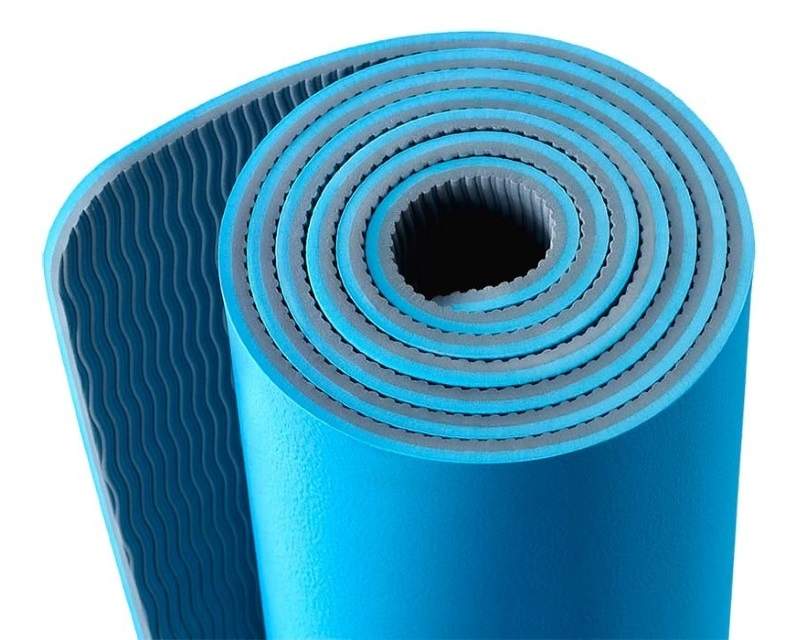 Fitnes oprema - Yunmai Yoga prostirka Widen plava YMYG-T802 - Avalon ltd