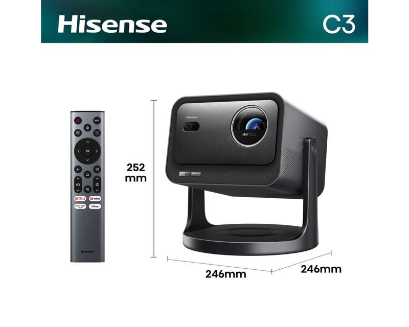 Projektori i oprema - HISENSE PROJEKTOR C3 - Avalon ltd