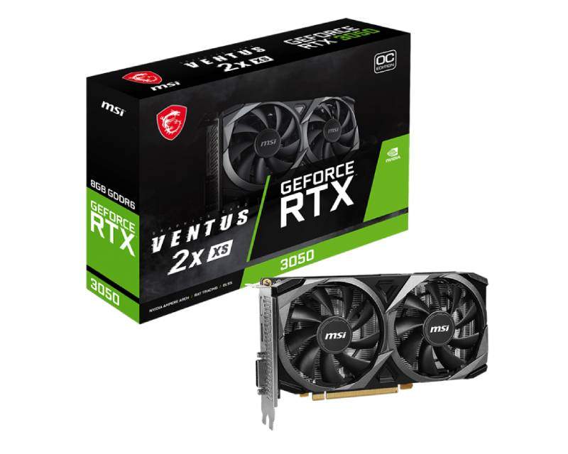 Računarske komponente - MSI nVidia GeForce RTX 3050 8GB 128bit RTX 3050 VENTUS 2X XS 8G OC - Avalon ltd