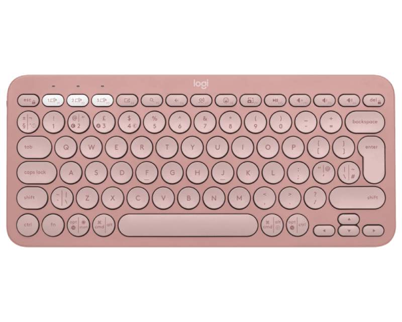 Računarske periferije i oprema - LOGITECH K380s Bluetooth Pebble Keys 2 US roze tastatura - Avalon ltd