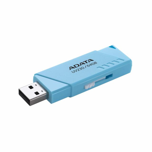 USB memorije i Memorijske kartice - ADATA MEM UFD 64GB UV230 BLUE - Avalon ltd