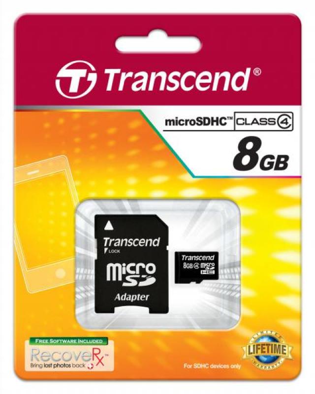USB memorije i Memorijske kartice - Transcend 8GB MicroSDHC - Avalon ltd