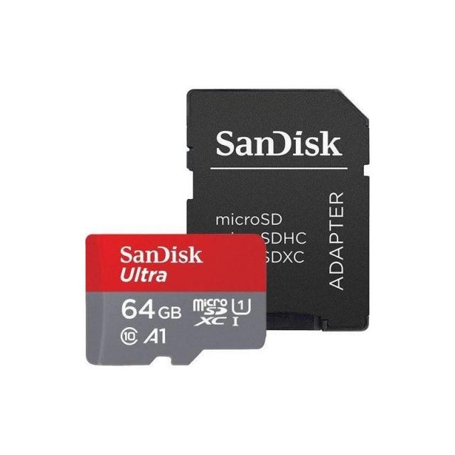 USB memorije i Memorijske kartice - SanDisk Ultra microSDXC 64GB + SD Adapter, 100MB/s A1 Class 10 UHS-I - Avalon ltd