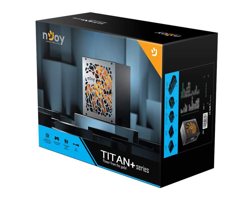 Računarske komponente - NJOY Titan+ 750 750W napajanje (PSAT5075A20CUCO01B) - Avalon ltd