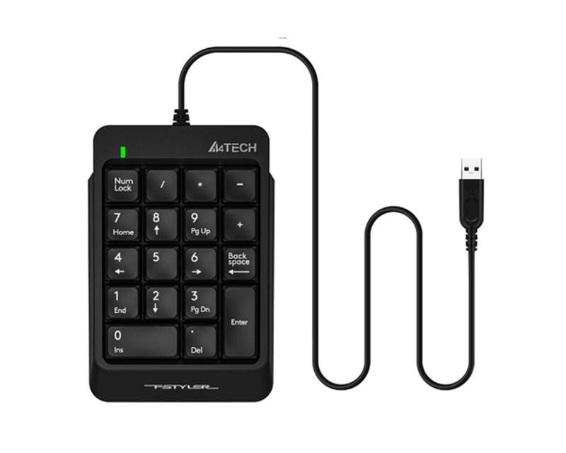 Računarske periferije i oprema - A4 TECH FK13P FSTYLER Numerička USB crna tastatura - Avalon ltd